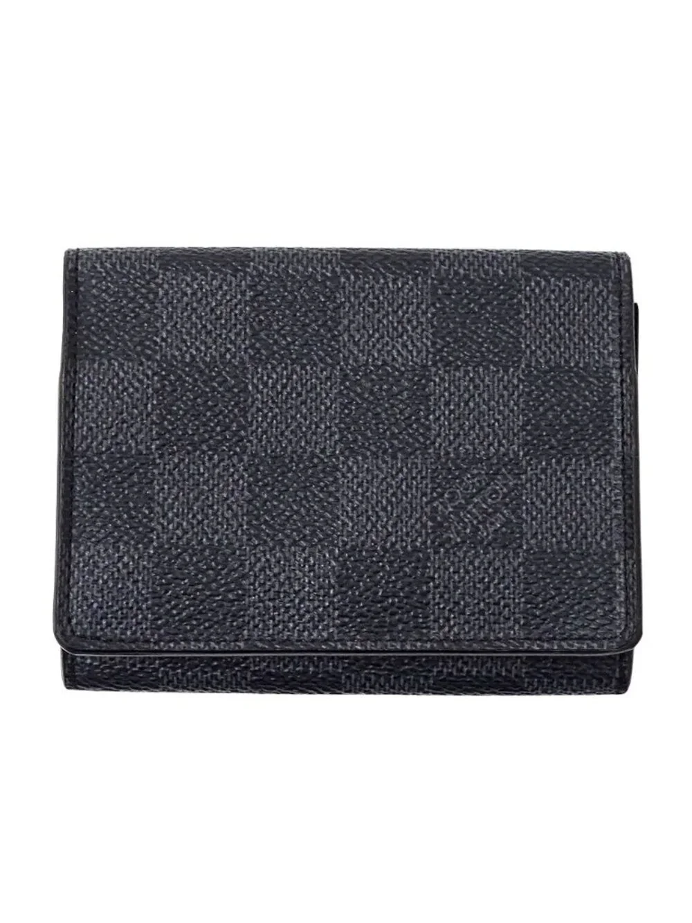 Louis Vuitton Card Case Damier Graphite Business Holder Black